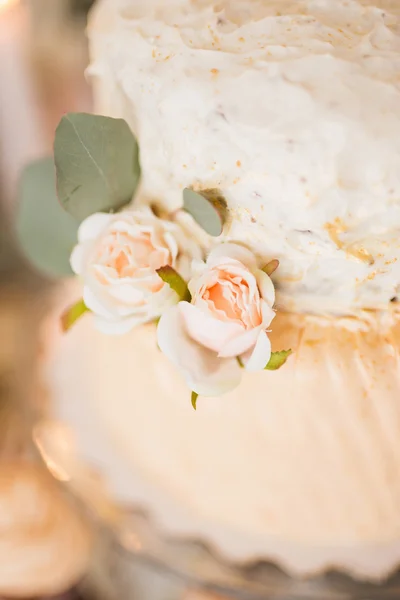 Close-up of beautiful bridal cake — Stock Photo, Image