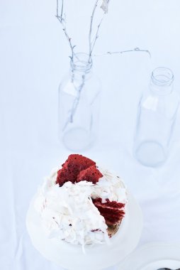 Kırmızı kadife kek.