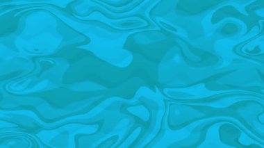 Yatay ekranda dalgalanan mavi sıvı deseninin canlandırılmış arkaplanı