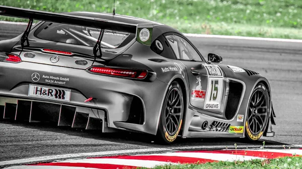 Oschersleben Niemcy Kwietnia 2019 Mercedes Amg Sls Gt3 Prowadzony Przez — Zdjęcie stockowe