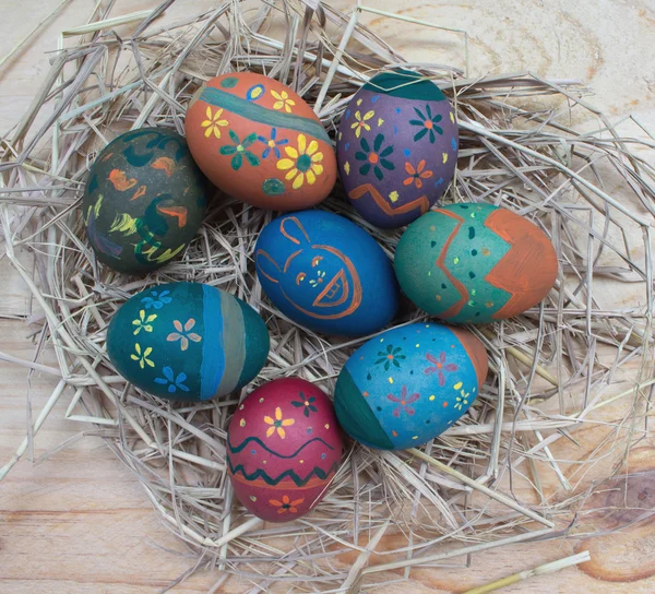 Easter eggs colorful — Stock Photo, Image