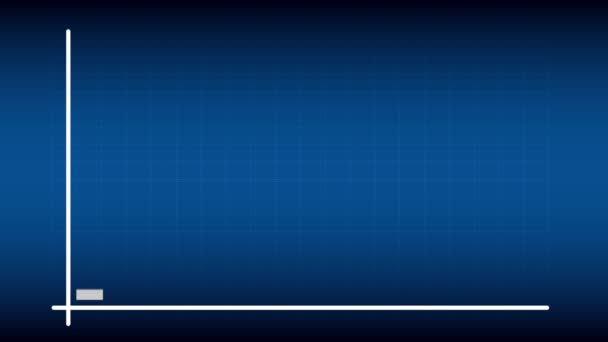 Animación Del Rendimiento Del Gráfico Inversión Crecimiento Empresarial Concepto Inversión — Vídeos de Stock