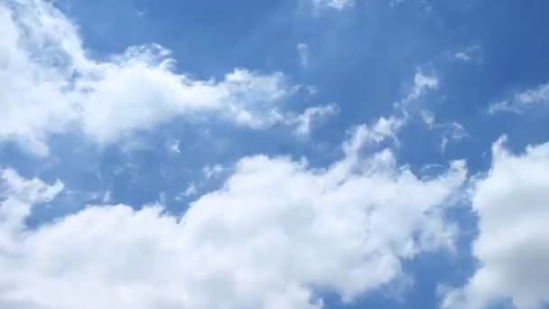 Time Lapse Poruszająca Się Chmura Słoneczne Światło — Wideo stockowe
