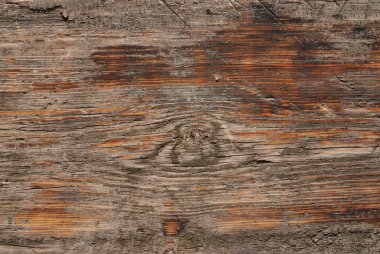 Eski ahşap yüzey taş fişleri ile