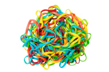 karışık farklı renkli makarna