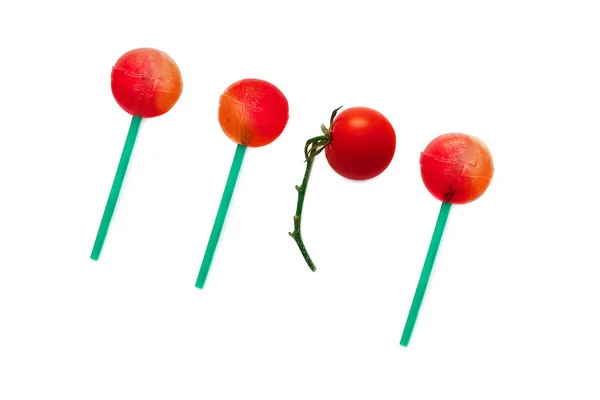 kiraz domates lolipop