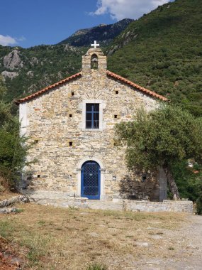 Yunan adasındaki küçük ortodoks kilisesi