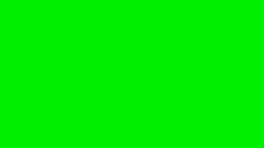 Yeşil ekran arka planında enerji dalgası vfx 'i ateşle