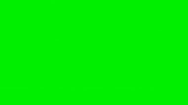 Yeşil ekran arka planında enerji dalgası vfx 'i ateşle