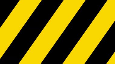 Bir döngü animasyon köşegen çizgileri arka plan, hareket bulanıklığı ile siyah ve sarı renk