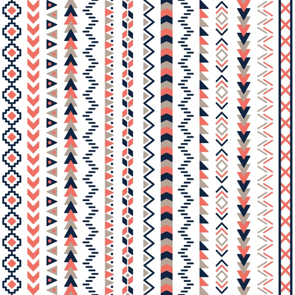 Vector tribal aztec seamless pattern