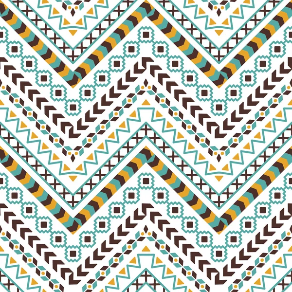 Vector tribal aztec seamless pattern — 스톡 벡터