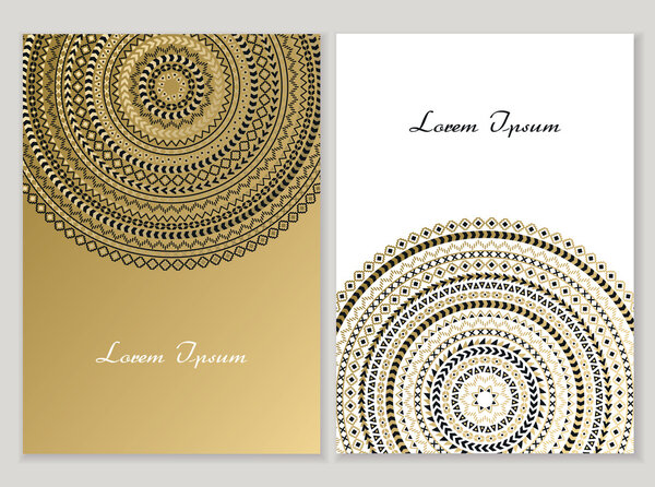 Vector tribal aztec banners