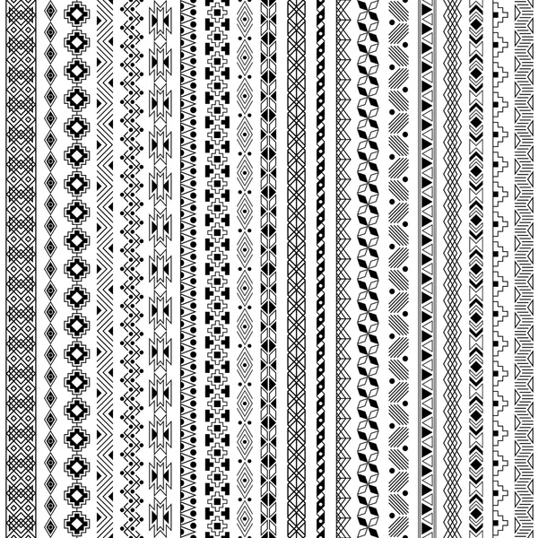 Patrones decorativos vectoriales sin costura — Archivo Imágenes Vectoriales