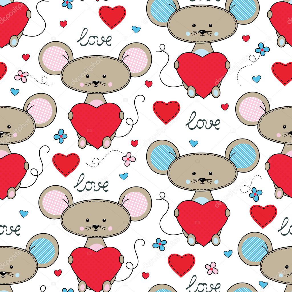 Ratones enamorados imágenes de stock de arte vectorial | Depositphotos Ratones enamorados imágenes de stock de arte vectorial | Depositphotos