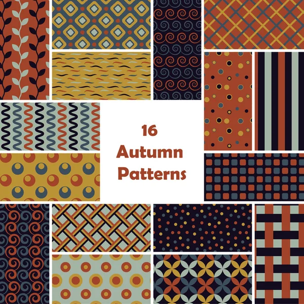 Pattern vector set — Stock Vector