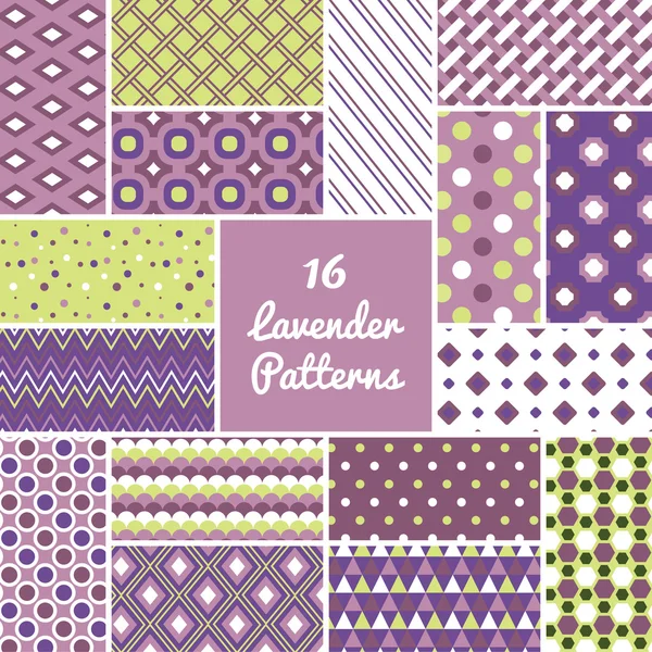 Pattern vector set — Stock Vector