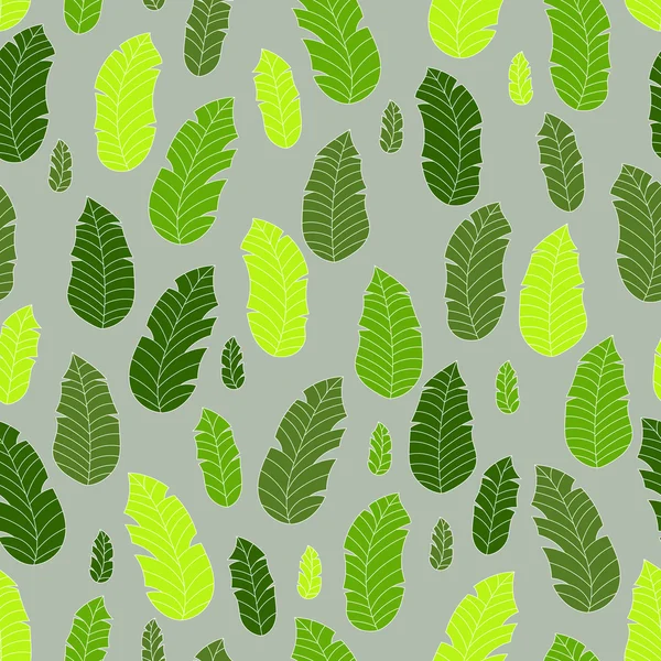 Διάνυσμα τροπικά φύλλα μοτίβο Εικονογράφηση Αρχείου