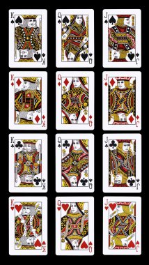 Poker J Q K iskambil