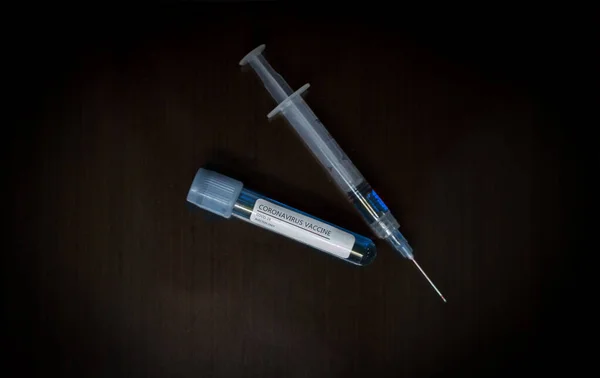 Szczepionka Przeciw Koronawirusowi Covid Szczepienie — Zdjęcie stockowe