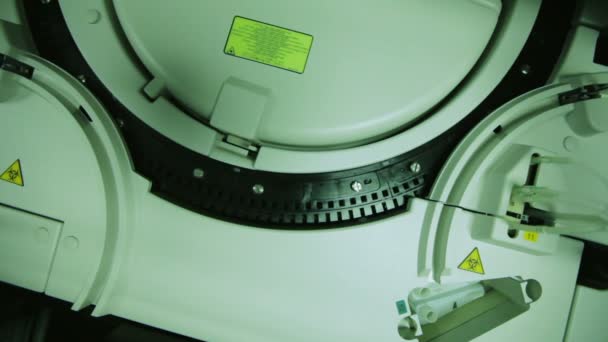 Medical Centrifuge. Medicine, Automated, Technology, Chemistry — Stock Video