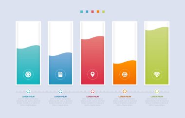 Bar Chart Graph Diagram Statistical Business Infographic Element Template