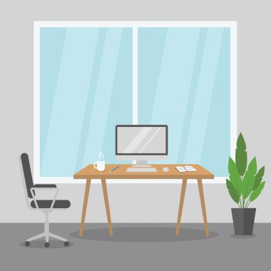 Endüstriyel Çatı Ofisi İç Modeli