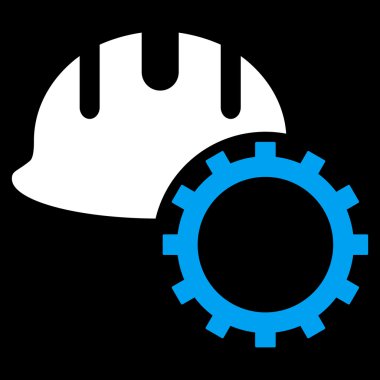 Development Hardhat Flat Vector Symbol