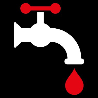 Water Tap Flat Vector Symbol