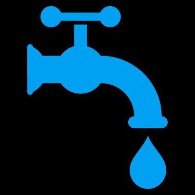 Water Tap Flat Vector Symbol