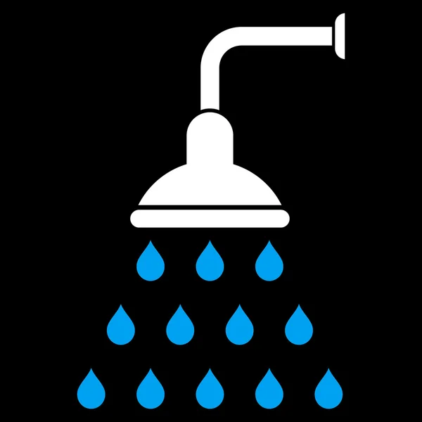 Dusche flacher Vektor-Symbol — Stockvektor