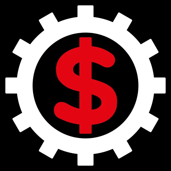 Symbole vectoriel plat du secteur financier — Image vectorielle