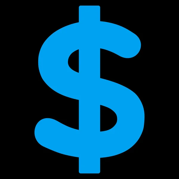 Dollar Flat Vector Symbol — Stockový vektor