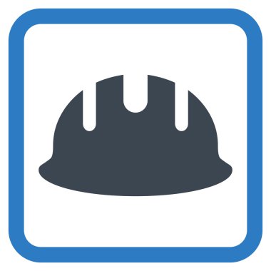 Oluşturucu işçisi düz vektör simgesi