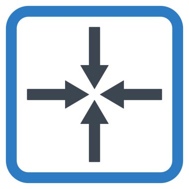 Etkisi oklar düz vektör simgesi