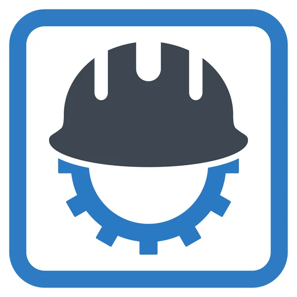 Desarrollo Hardhat Flat Vector Icon — Vector de stock