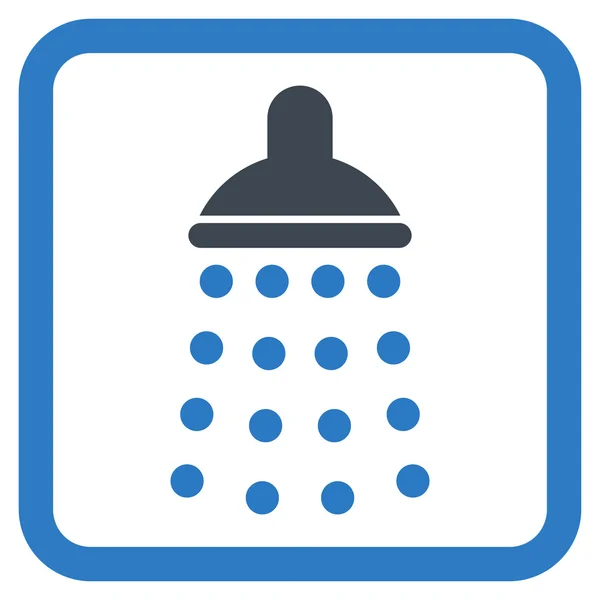 Shower Flat Vector Icon — Stock Vector