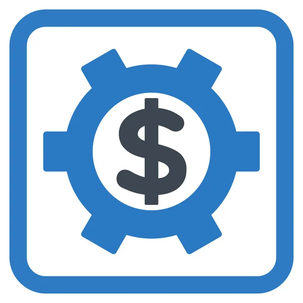 Financial Settings Flat Vector Icon — Stock Vector