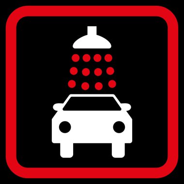 Araba Yıkama Düz Vektör Simgesi