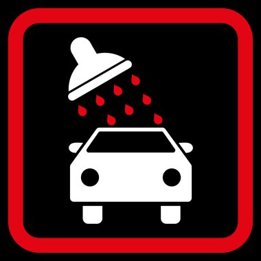 Araba Yıkama Düz Vektör Simgesi