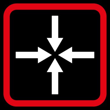 Etkisi oklar düz vektör simgesi