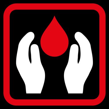 Su bakımı düz vektör simgesi