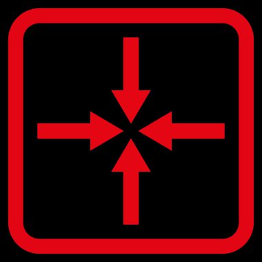 Etkisi oklar düz vektör simgesi