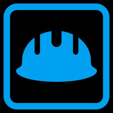 Oluşturucu işçisi düz vektör simgesi