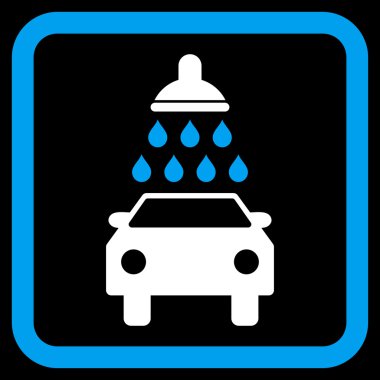 Araba Yıkama Düz Vektör Simgesi