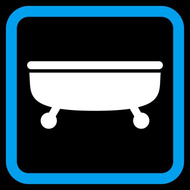 Küvet Düz Vektör Simgesi