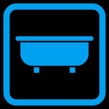 Küvet Düz Vektör Simgesi