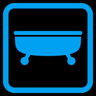 Küvet Düz Vektör Simgesi