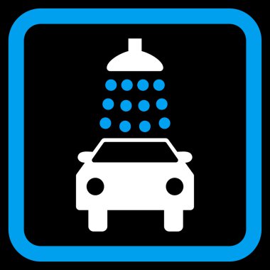 Araba Yıkama Düz Vektör Simgesi