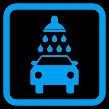 Araba Yıkama Düz Vektör Simgesi